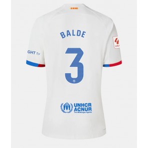 Barcelona Alejandro Balde #3 Replika Udebanetrøje Dame 2023-24 Kortærmet